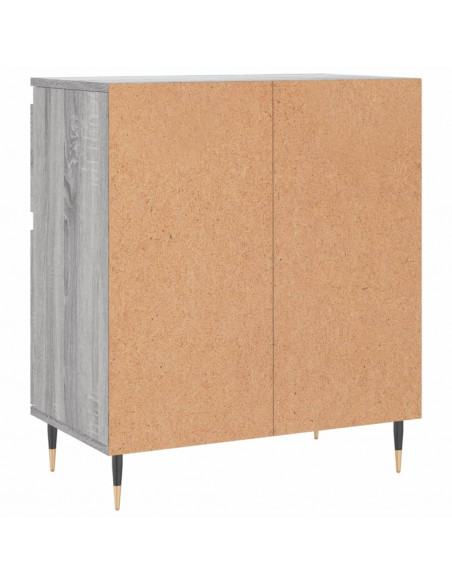Credenza Grigio Sonoma 60x35x70 cm in Legno Multistrato