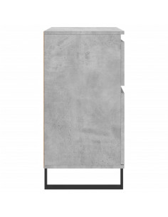 Credenza Grigio Cemento 60x35x70 cm in Legno Multistrato 2