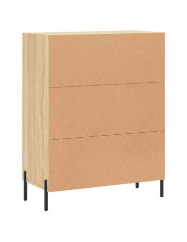 Credenza Rovere Sonoma 69,5x34x90 cm in Legno Multistrato