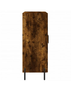 Credenza Rovere Fumo 69,5x34x90 cm in Legno Multistrato 2