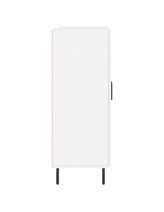 Credenza Bianca 69,5x34x90 cm in Legno Multistrato 2