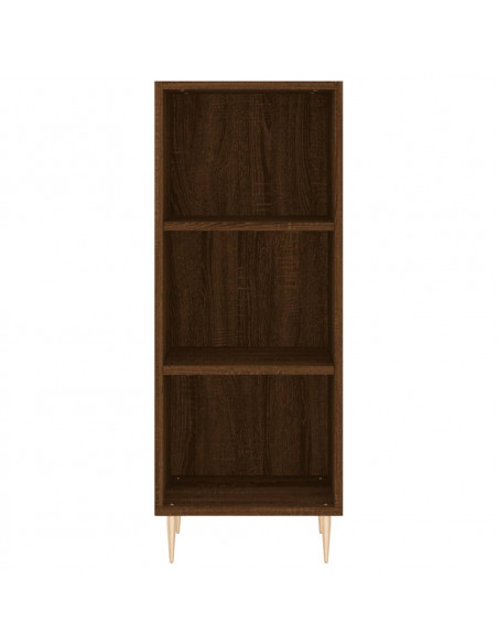 Credenza Rovere Marrone 34,5x32,5x90 cm in Legno Multistrato