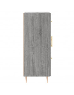 Credenza Grigio Sonoma 69,5x34x90 cm in Legno Multistrato 2