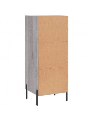 Credenza Grigio Sonoma 34,5x34x90 cm in Legno Multistrato