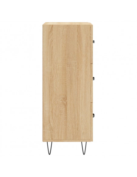 Credenza Rovere Sonoma 34,5x34x90 cm in Legno Multistrato