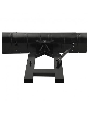 Spazzaneve per Muletto 150x38 cm Nero