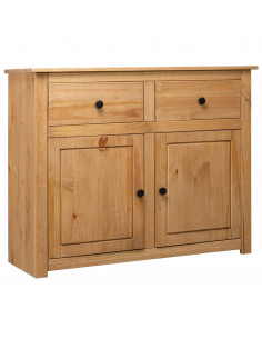 Credenza 93x40x80 cm in Legno Massello di Pino Panama Range 2