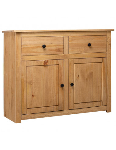 Credenza 93x40x80 cm in Legno Massello di Pino Panama Range