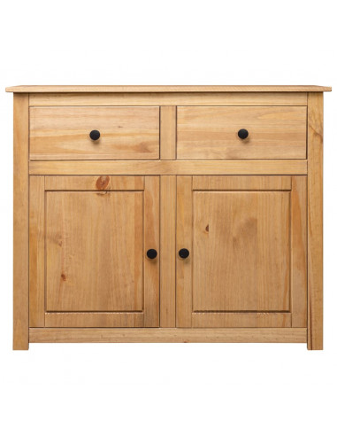 Credenza 93x40x80 cm in Legno Massello di Pino Panama Range