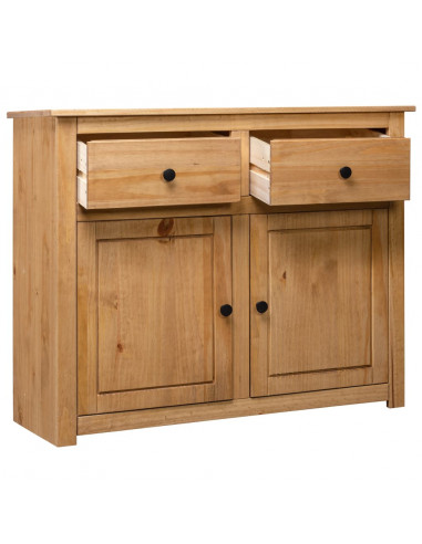 Credenza 93x40x80 cm in Legno Massello di Pino Panama Range