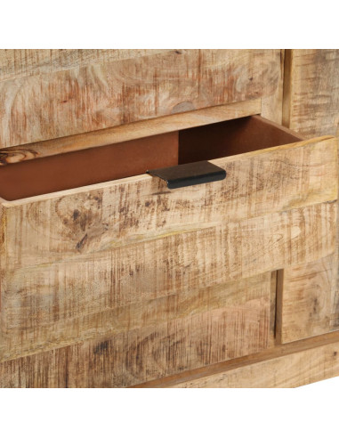 Credenza 175x40x75 cm in Legno di Mango Grezzo