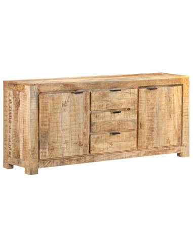 Credenza 175x40x75 cm in Legno di Mango Grezzo