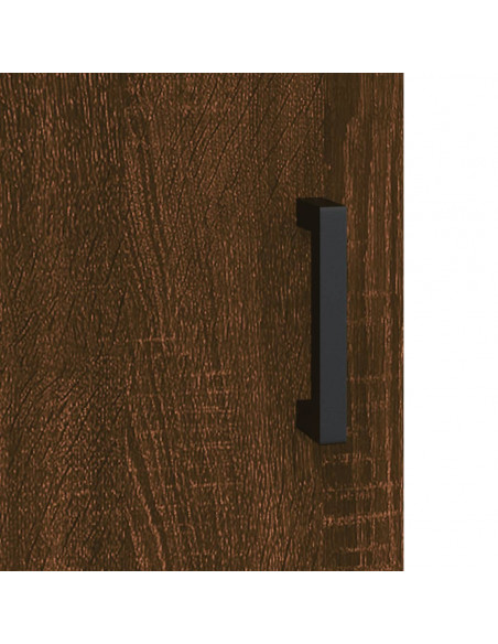 Credenza Rovere Marrone 69,5x31x115 cm in Legno Multistrato