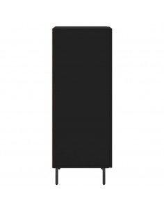 Credenza Nero 34,5x34x90 cm in Legno Multistrato 2