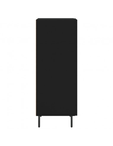 Credenza Nero 34,5x34x90 cm in Legno Multistrato