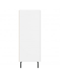 Credenza Bianca 34,5x34x90 cm in Legno Multistrato 2