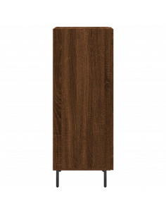 Credenza Rovere Marrone 34,5x34x90 cm in Legno Multistrato 2