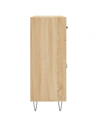 Credenza Rovere Sonoma 69,5x34x90 cm in Legno Multistrato