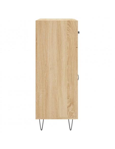 Credenza Rovere Sonoma 69,5x34x90 cm in Legno Multistrato