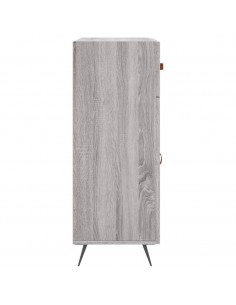 Credenza Grigio Sonoma 69,5x34x90 cm in Legno Multistrato 2