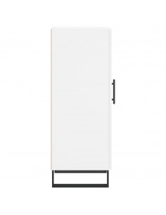Credenza Bianca 34,5x34x90 cm in Legno Multistrato 2