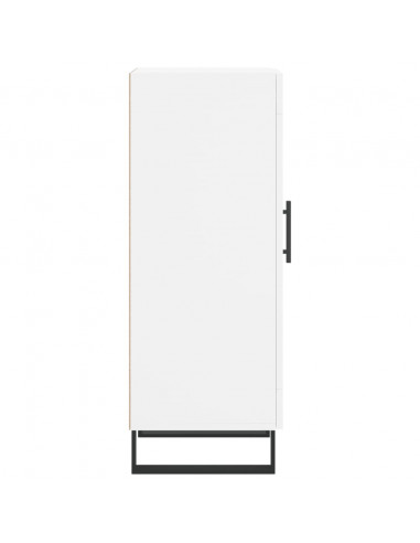 Credenza Bianca 34,5x34x90 cm in Legno Multistrato