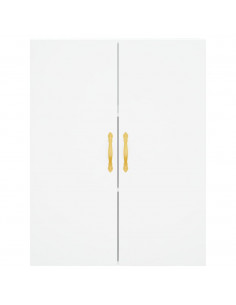 Mobile a Parete Bianco 69,5x34x90 cm 2