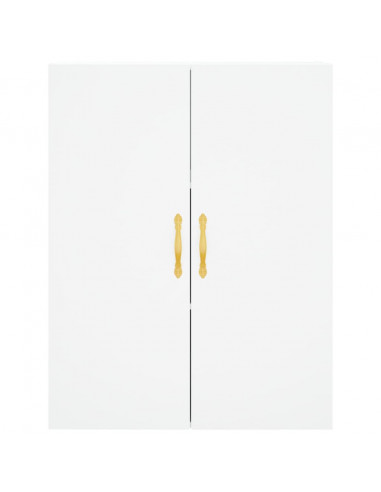 Mobile a Parete Bianco 69,5x34x90 cm