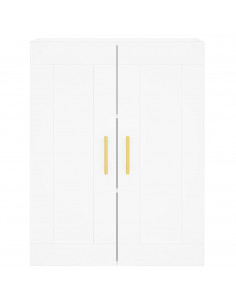Mobile a Parete Bianco 69,5x34,90 cm in Legno Multistrato 2