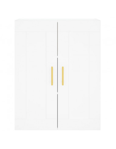 Mobile a Parete Bianco 69,5x34,90 cm in Legno Multistrato
