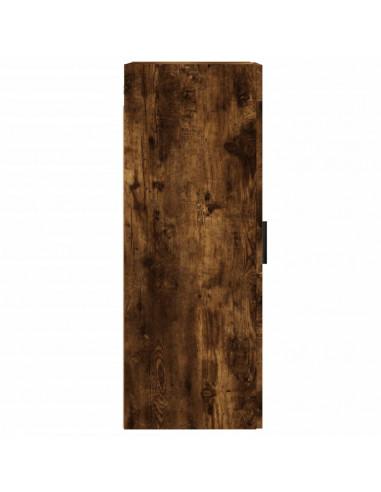 Mobile a Parete Rovere Fumo 34,5x34x90 cm in Legno Multistrato