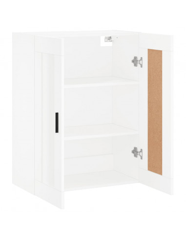 Mobile a Parete Bianco 69,5x34,90 cm in Legno Multistrato