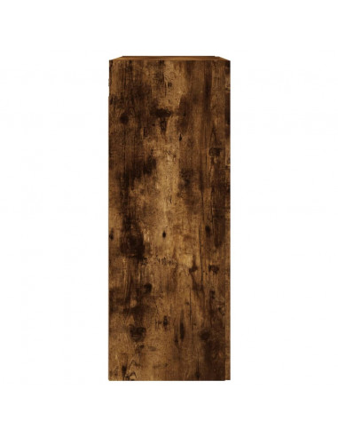 Mobile a Parete Rovere Fumo 69,5x34x90 cm in Legno Multistrato
