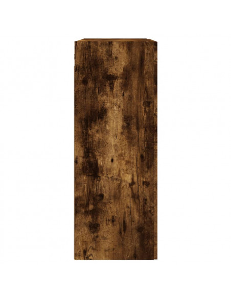 Mobile a Parete Rovere Fumo 69,5x34x90 cm in Legno Multistrato