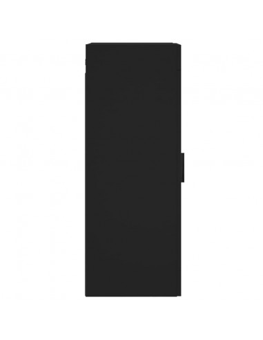 Armadietto a Muro Nero 34,5x34x90 cm in Legno Multistrato