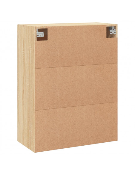 Mobile a Parete Rovere Sonoma 69,5x34x90 cm Legno Multistrato