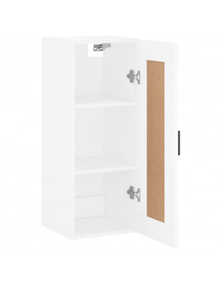 Armadietto a Muro Bianco 34,5x34x90 cm in Legno Multistrato