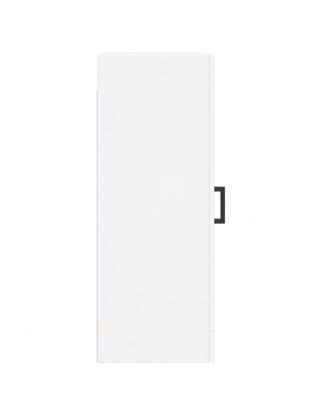 Armadietto a Muro Bianco 34,5x34x90 cm in Legno Multistrato