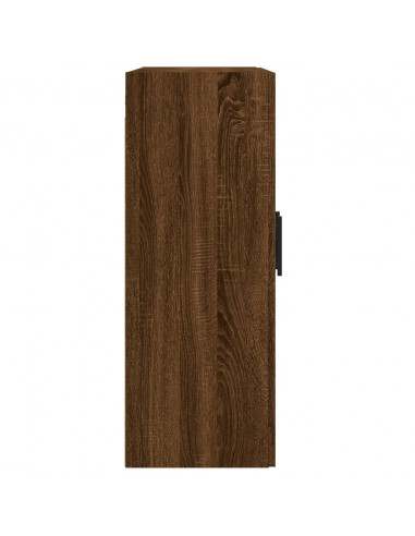 Mobile a Parete Rovere Marrone 69,5x34x90 cm Legno Multistrato