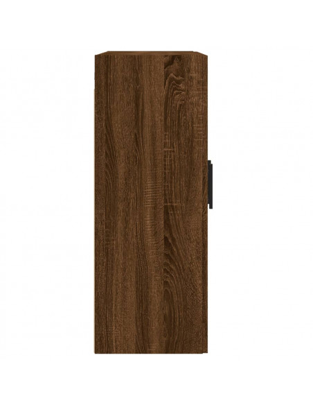Mobile a Parete Rovere Marrone 69,5x34x90 cm Legno Multistrato