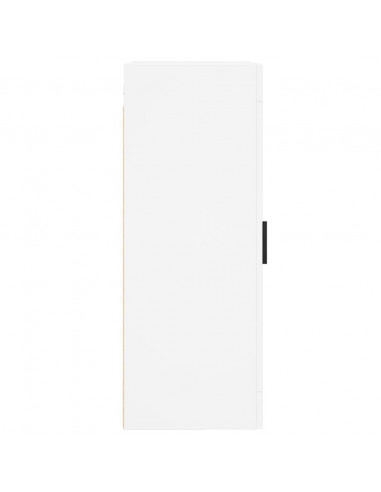 Armadietto a Muro Bianco 34,5x34x90 cm in Legno Multistrato