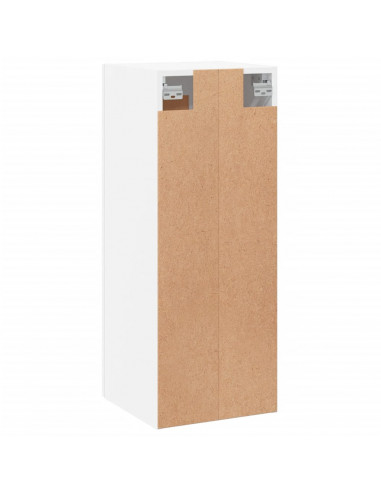 Armadietto a Muro Bianco 34,5x34x90 cm in Legno Multistrato
