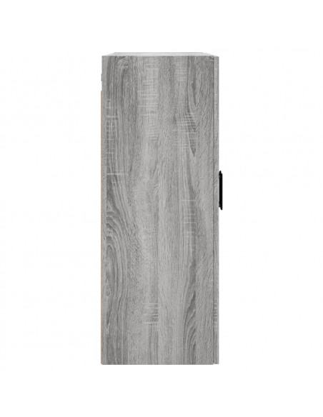 Mobile a Parete Grigio Sonoma 69,5x34x90 cm
