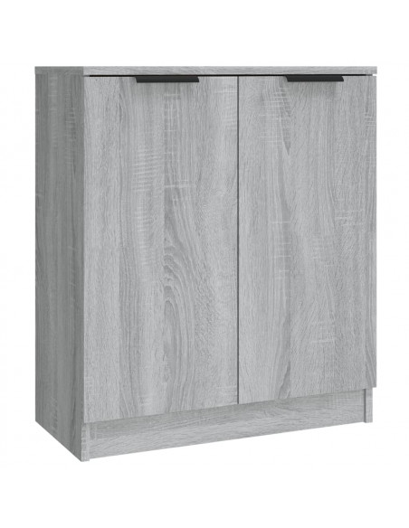Credenze 3 pz Grigio Sonoma in Legno Multistrato