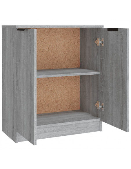 Credenze 3 pz Grigio Sonoma in Legno Multistrato