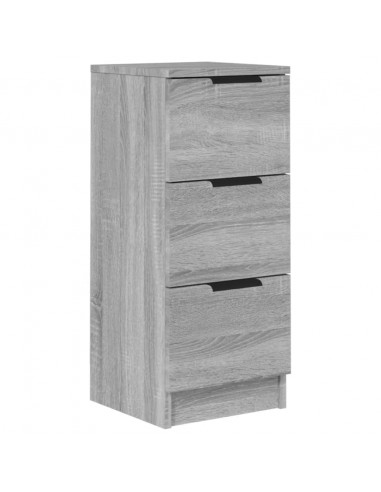 Credenza Grigio Sonoma 30x30x70 cm in Legno Multistrato