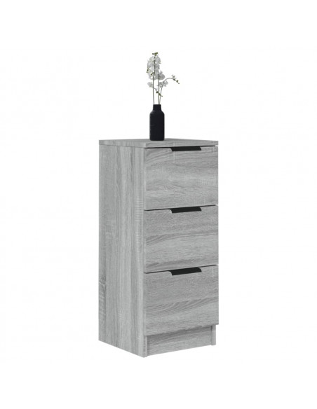 Credenza Grigio Sonoma 30x30x70 cm in Legno Multistrato