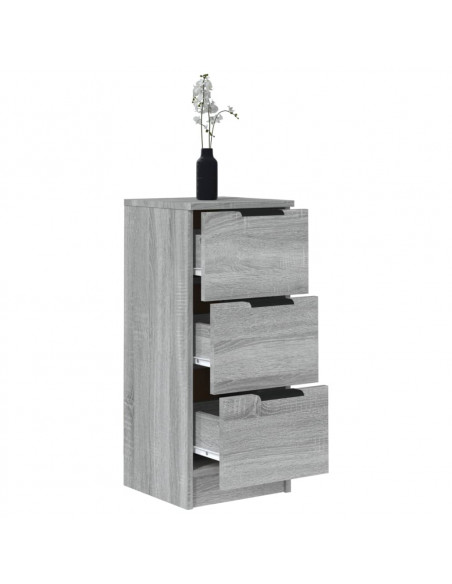 Credenza Grigio Sonoma 30x30x70 cm in Legno Multistrato