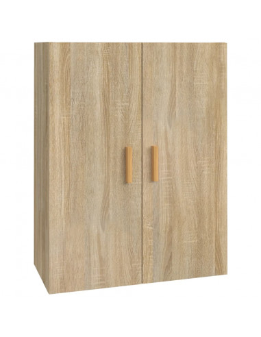 Armadietto Pensile a Parete Rovere Sonoma 69,5x34x90 cm