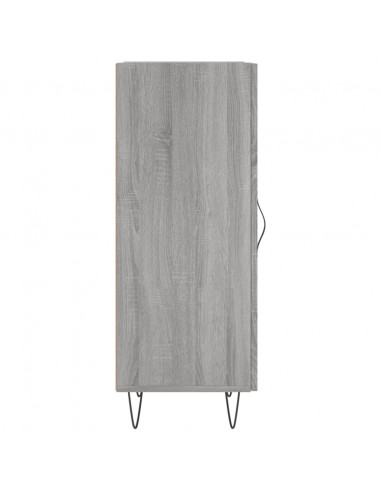 Credenza Grigio Sonoma 34,5x34x90 cm in Legno Multistrato